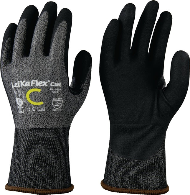 LEIPOLD Gants de protection anti-coupures LeiKaFlex(R) CUT RL 1636 Taille 10 gris/noir ( 4000391395 )