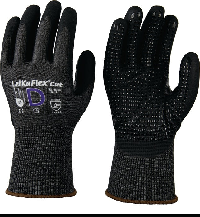 LEIPOLD Gants de protection anti-coupures LeiKaFlex(R) CUT RL 1645 taille 9 gris/noir ( 4000391402 )