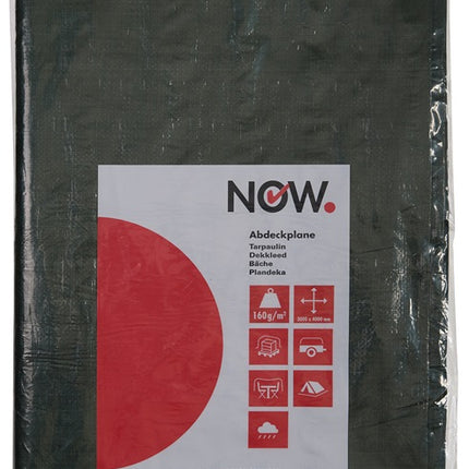 NOW lona de tela Super Tarp ancho 5000 x largo 6000 mm (4000818876)