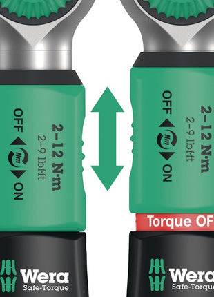 Klucz dynamometryczny WERA Safe-Torque A 2 Klucz dynamometryczny 1/4 ″ 2 - 12 Nm ( 4000822455 )