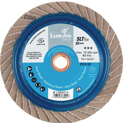 LUKAS disco lamellare SLT flex Ø 125 mm grana 40 piatto ( 4000840345 )