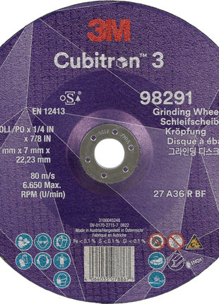 3M Schruppscheibe Cubitron™ 3 D230xS7mmKörnung 36+ ( 4000844237 )