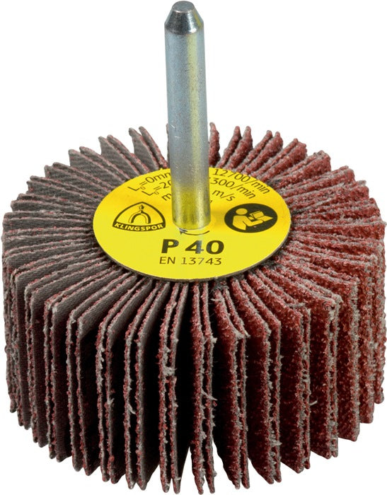 KLINGSPOR flap disc KM 613 Ø40xH20mm grit size 80 ( 4000844357 )