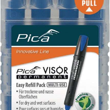 PICA mine set Visera permanente 4x azul ( 4000871369 )