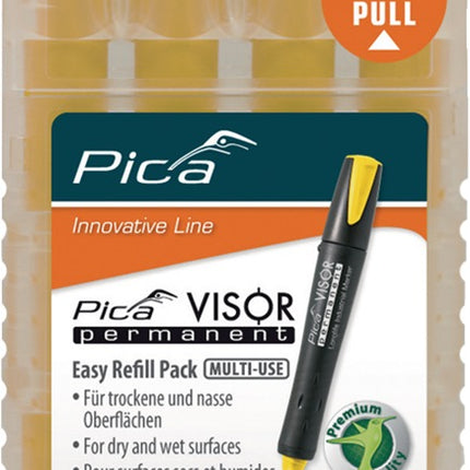 PICA juego de minas Visera permanente 4x amarillo ( 4000871370 )