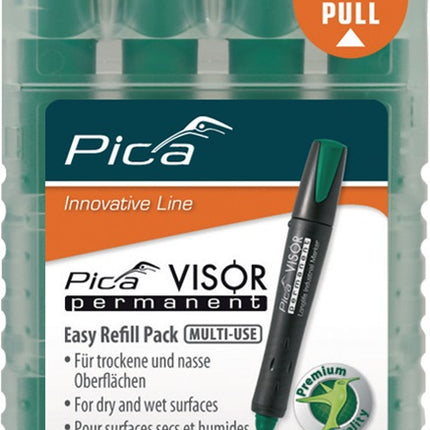 PICA juego de minas Visera permanente 4x verde ( 4000871371 )