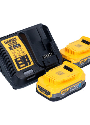 DeWalt DCF 620 E2T cordless drywall screwdriver 18 V 30 Nm brushless + 2x Powerstack battery 1.7 Ah + charger + TSTAK