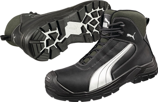Bottes de sécurité PUMA Cascades Mid taille 42 noir/blanc ( 4300700272 )