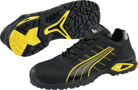 PUMA safety shoe Amsterdam Low size 46 black/yellow ( 4300700426 )