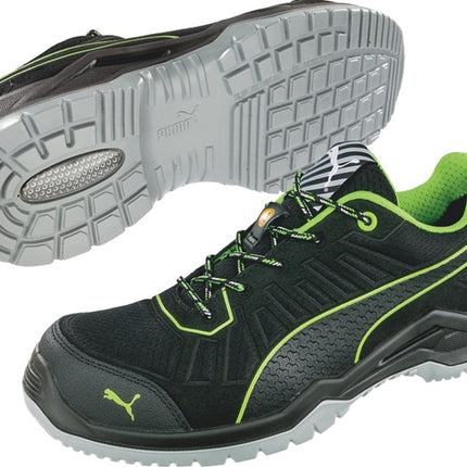 Buty ochronne PUMA Fuse TC Green Low rozmiar 45 czarny/zielony ( 4300700455 )