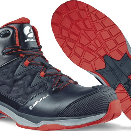 ALBATROS ULTRATRAIL BLACK MID safety boots size 41 black/red ( 4300700561 )