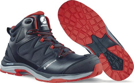 Buty ochronne ALBATROS ULTRATRAIL BLACK MID rozmiar 43 czarny/czerwony ( 4300700563 )