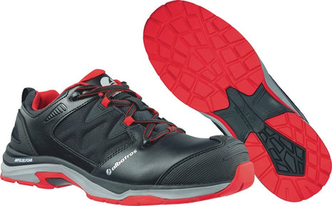 Buty ochronne ALBATROS ULTRATRAIL BLACK Low rozmiar 41 czarny/czerwony ( 4300700581 )