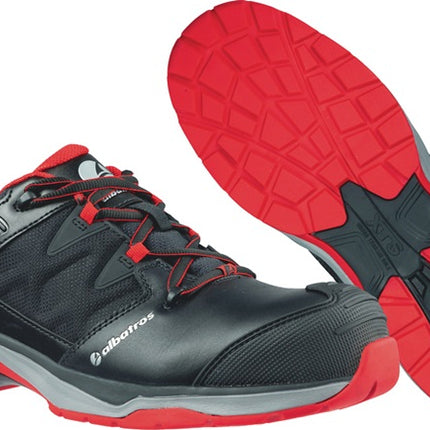 Buty ochronne ALBATROS ULTRATRAIL BLACK Low rozmiar 45 czarny/czerwony ( 4300700585 )
