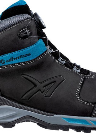ALBATROS safety boots TOFANE BLACK QL CTX MID size 42 black/blue ( 4300700662 )