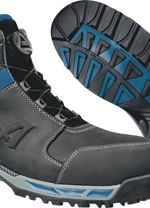 ALBATROS safety boots TOFANE BLACK QL CTX MID size 42 black/blue ( 4300700662 )