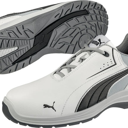 PUMA Sicherheitsschuh Touring White Low Größe 43 weiß ( 4300700773 )