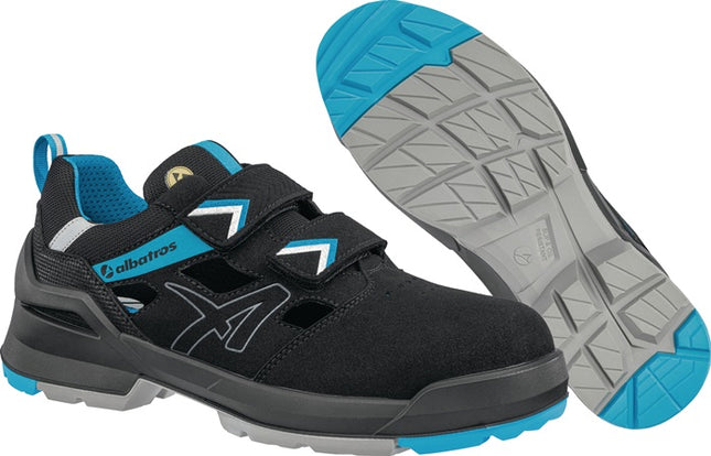 ALBATROS Chaussure de sécurité FORGE AIR LOW Taille 45 noir/bleu ( 4300700805 )