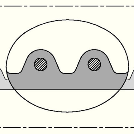 NORRES AIRDUC(R) PUR 356 Tubo di aspirazione e mandata per alimenti Ø interno 50 mm Ø esterno 61,00 mm ( 4501400183 )