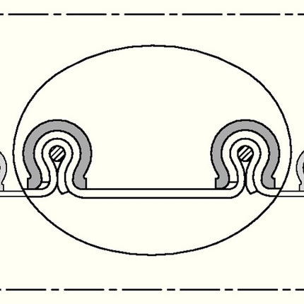 NORRES suction and blower hose CP VITON(R) 459 EC inner Ø 400 mm ( 4501401316 )