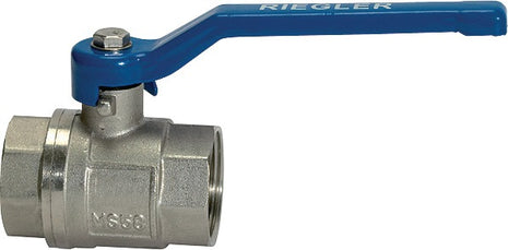 Valvola a sfera RIEGLER in ottone LINEA VALVOLA 59,61 mm G 2 ″ ( 4588880178 )