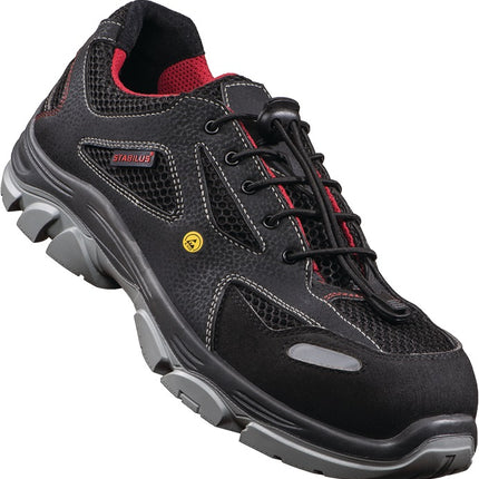 STABILUS Sicherheitsschuh THILO LOW Größe 45 schwarz/rot ( 4703000075 )