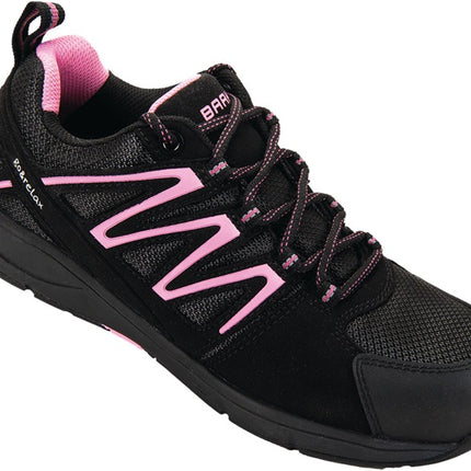 Zapato de seguridad para mujer BAAK Silvy2 talla 39 negro/rosa ( 4720000712 )