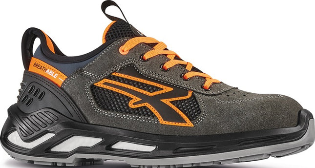U.POWER zapato de seguridad Ryder talla 42 gris/naranja ( 4720000944 )