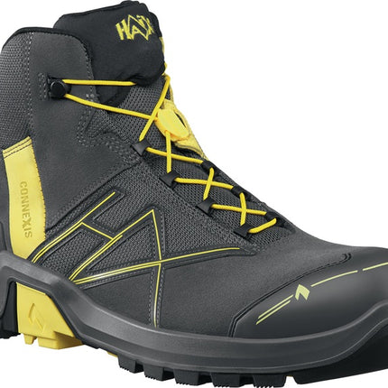HAIX Sicherheitsstiefel CONNEXIS Safety+ Größe 8 (42) grau/gelb ( 4721000692 )