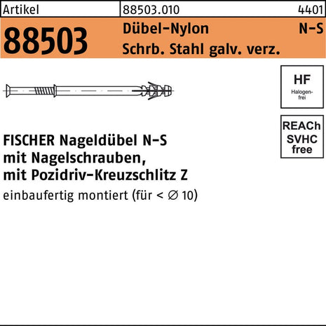 FISCHER Nagelduebel N Masse 8x80 40 S 8000236930  1 - toolbrothers