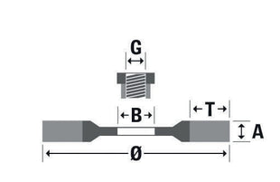 OSBORN round brush Ø 100 mm wire thickness 0.5 mm ( 8000427670 )
