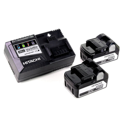 Hitachi WF 18 DSL 18 V Li-Ion Akku Schnellbau Schrauber im Koffer + 2 x 5,0 Ah Akku + Ladegerät + 1000 Magazinschrauben Feingewinde - Toolbrothers