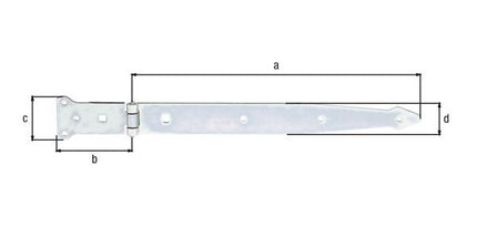 Wieszak GAH długość 400 x 101 mm szerokość 63 x 45 mm ( 8001514127 )