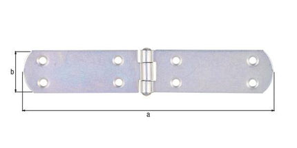 GAH crate hinge height 35 mm W.open195 mm ( 8001514129 )