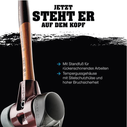 HALDER Schonhammer SIMPLEX Kopf-D. 80mm Länge 490 Kopf-B.175mm ( 8002360753 )