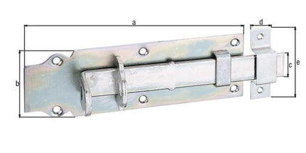 GAH lock bolt length 200 mm width 64 mm straight ( 8002580762 )