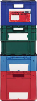LA-KA-PE Swivel stacking container PP red ( 9000446135 )