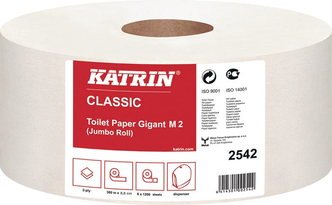 KATRIN Toilettenpapier Katrin Classic Gigant M2 2-lagig ( 9000469119 )