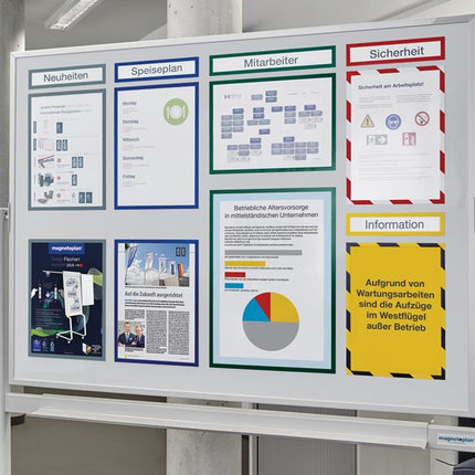 MAGNETOPLAN Magnetrahmen  DIN A4 blau ( 9000483022 )