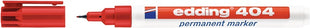 EDDING marqueur permanent 404 rouge (9000487616)