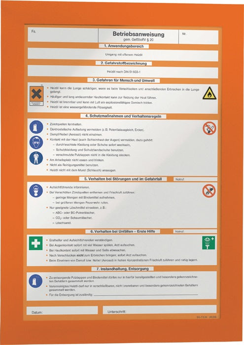 DURABLE Magnetrahmen  DIN A4 orange ( 9000492412 )