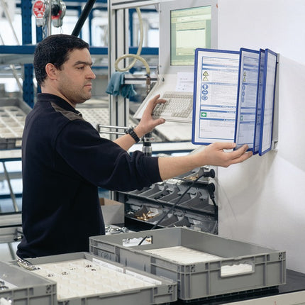 DURABLE Wandhalter  5 Sichttafeln ( 9000492451 )