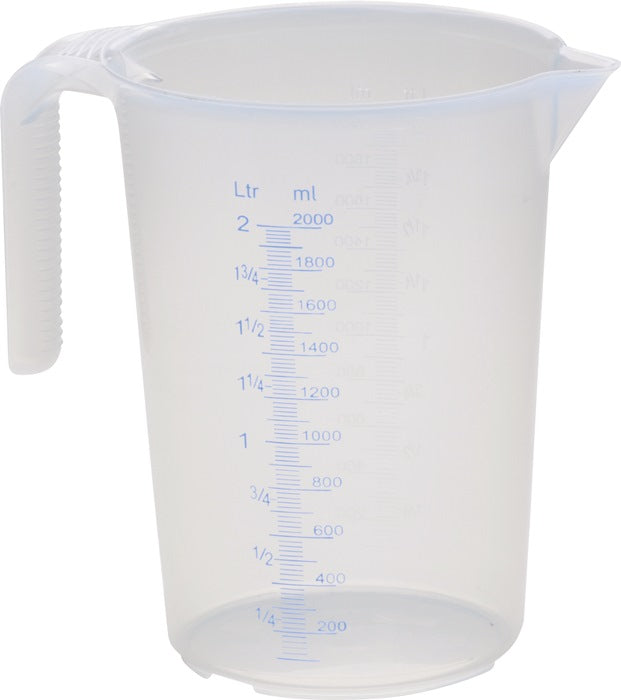 HÜNERSDORFF measuring jug 2000 ml polypropylene transparent ( 9000495147 )