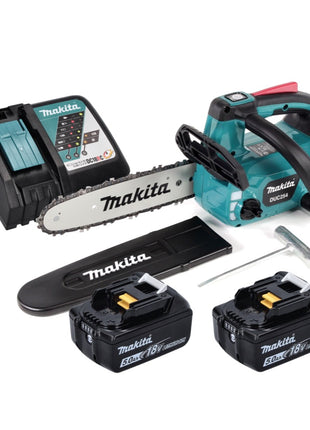 Makita DUC 254 RT Akku Kettensäge 18 V 25 cm Brushless + 2x Akku 5,0 Ah + Ladegerät - Toolbrothers