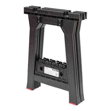 Toolbrothers RHINO Juego de caballetes de taller + Custom Connect 580 x 770 mm 350 kg de capacidad de carga