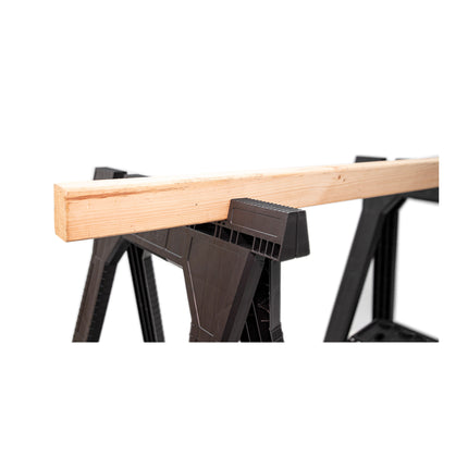Toolbrothers RHINO Juego de caballetes de taller + Custom Connect 580 x 770 mm 350 kg de capacidad de carga