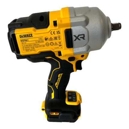 Avvitatore a impulsi a batteria DeWalt DCF 961 NT 18 V 1632 Nm 1/2" brushless + TSTAK - senza batteria, senza caricabatterie