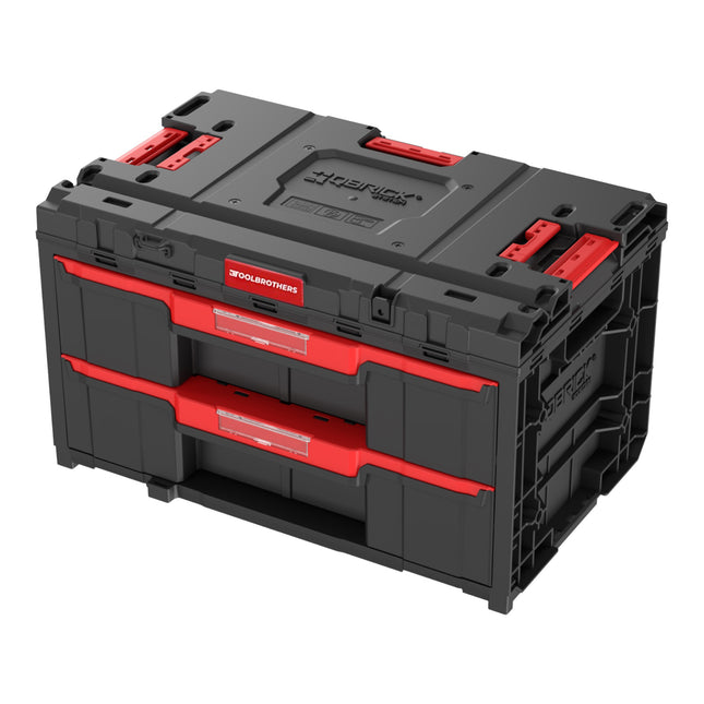 Toolbrothers RHINO XXL Drawer 2 ECO drawer case with two drawers + dividers 29 L IP66