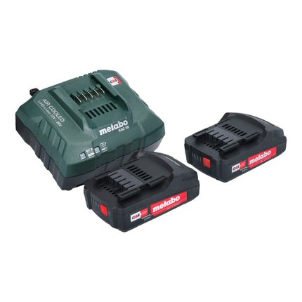 Metabo BS 18 LT taladro atornillador a batería 18 V 60 Nm + 2x batería recargable 2,0 Ah + cargador + metaBOX