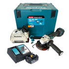 Makita DGA 514 RF1JU1 Cordless angle grinder 18 V 125 mm brushless + 1x rechargeable battery 3.0 Ah + charger + Makpac